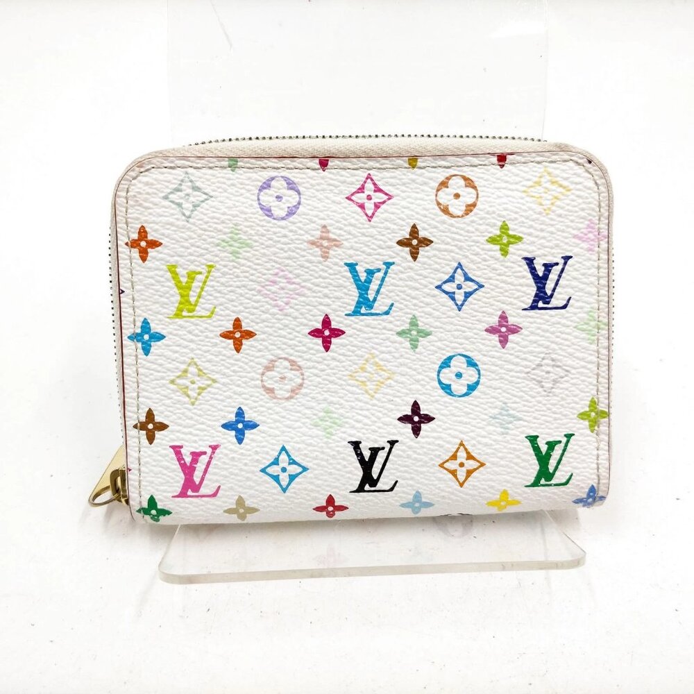 Authentic Louis Vuitton Zippy Coin Purse Monogram MultiColor mn361-021726